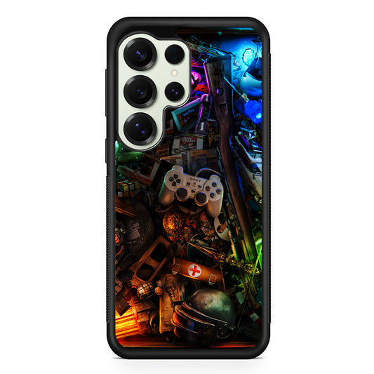 Video Games Retro Art Samsung Galaxy S25 Ultra Case | Durable Rubber Case for Samsung Galaxy S25 Ultra