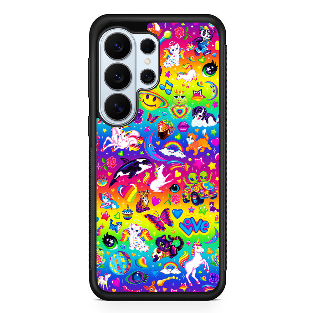 Unicorn Cartoon Rainbow Pattern Samsung Galaxy S26 Ultra Case | Protective Phone Cover