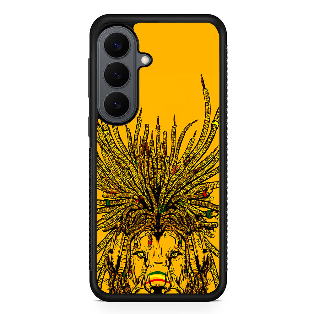 Lion Reggae Yellow Art Samsung Galaxy S26 Plus Case | Slim Rubber Case for Samsung Galaxy S26 Plus