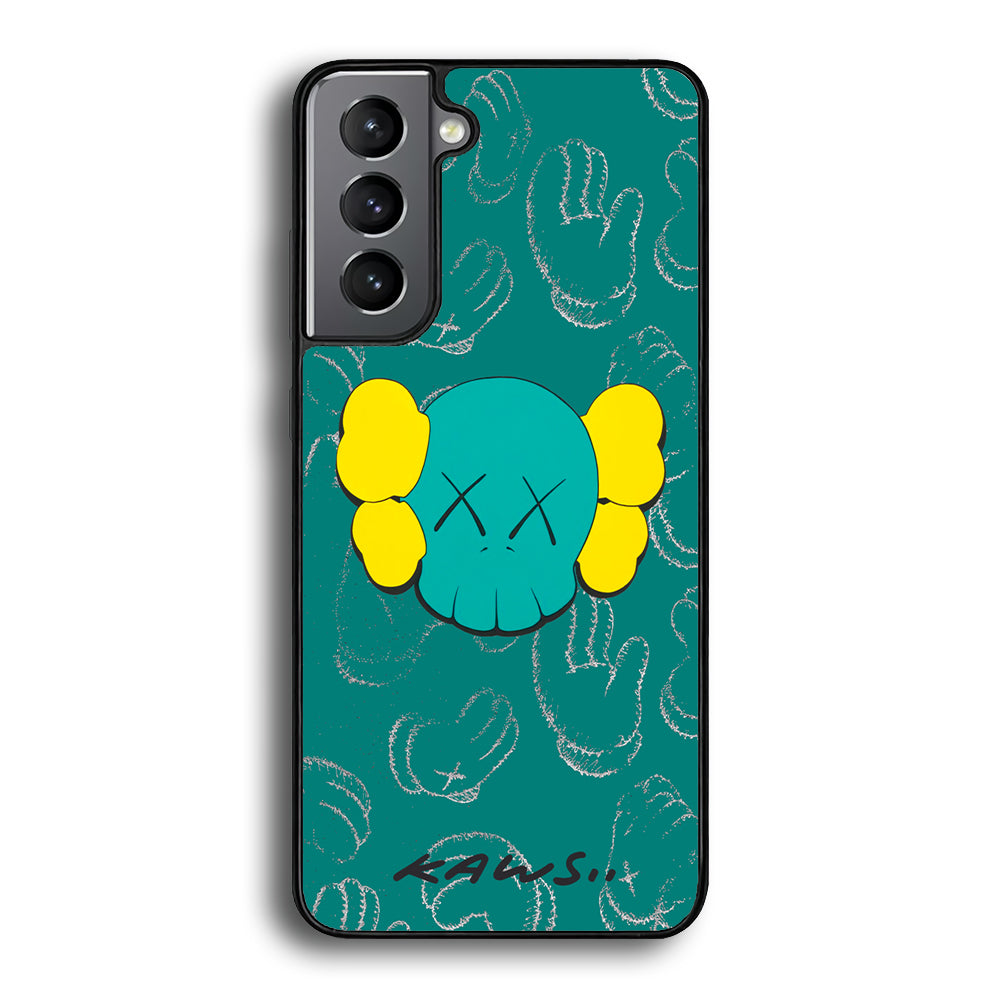 Kaws Face Tosca Touch Samsung Galaxy S21 Case | Slim Rubber Case for Samsung Galaxy S21