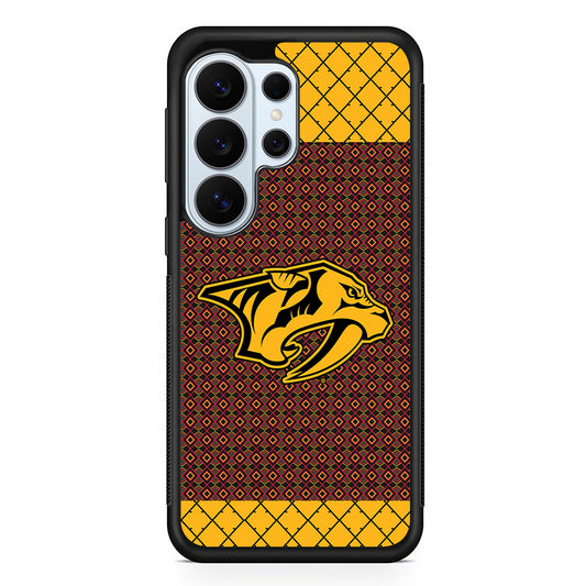 Nashville Predators Pattern Samsung Galaxy S26 Ultra Case | Protective Phone Cover
