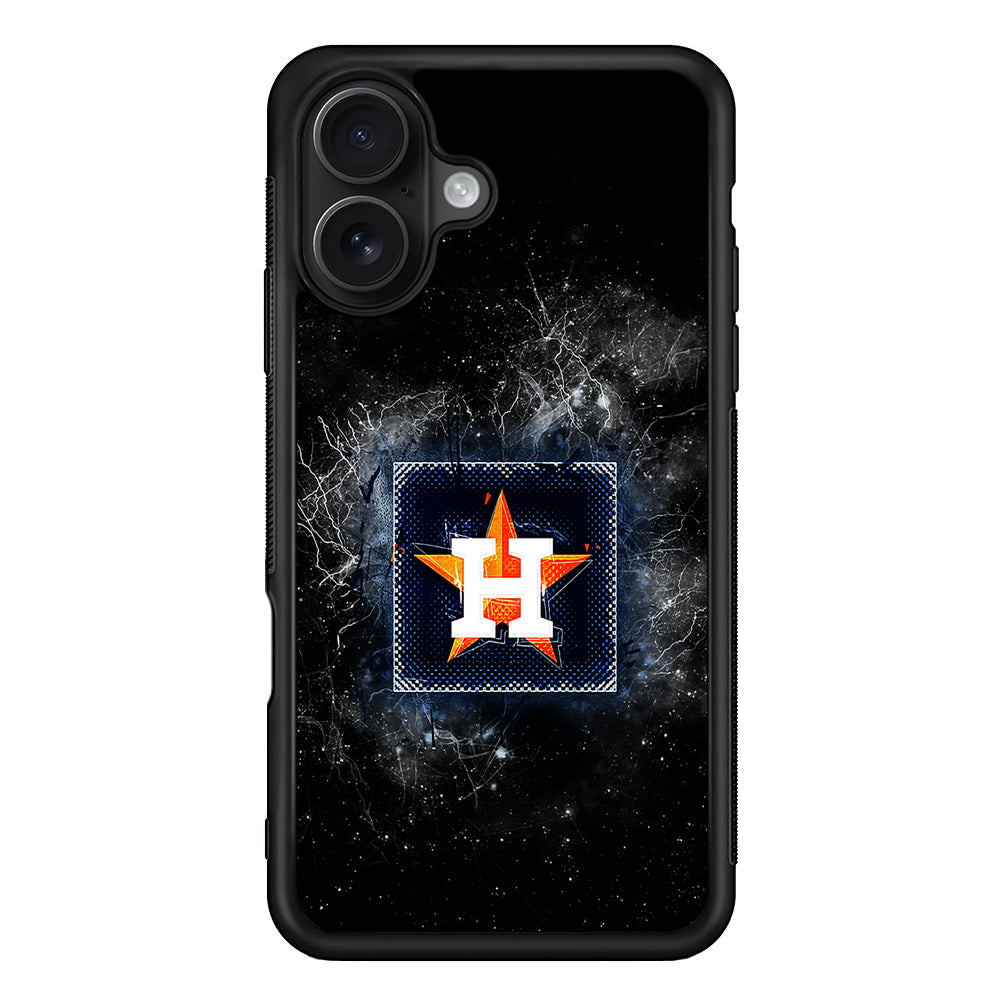 Houston Astros Abstract iPhone 16 Case - Oxvistore