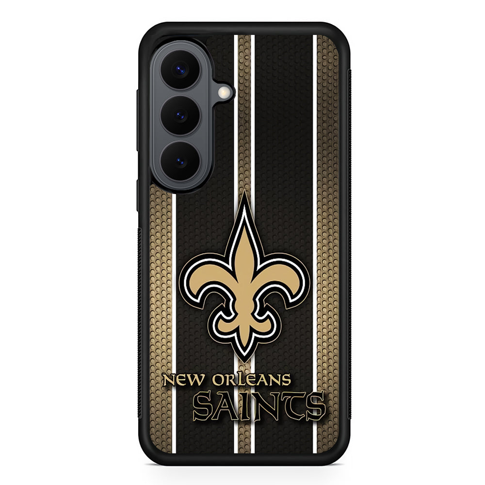 New Orleans Saints Logo Samsung Galaxy S26 Plus Case | Slim Rubber Case for Samsung Galaxy S26 Plus