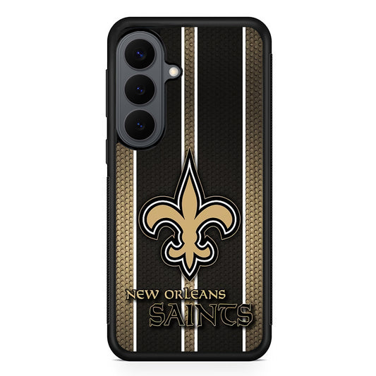 New Orleans Saints Logo Samsung Galaxy S26 Plus Case | Slim Rubber Case for Samsung Galaxy S26 Plus