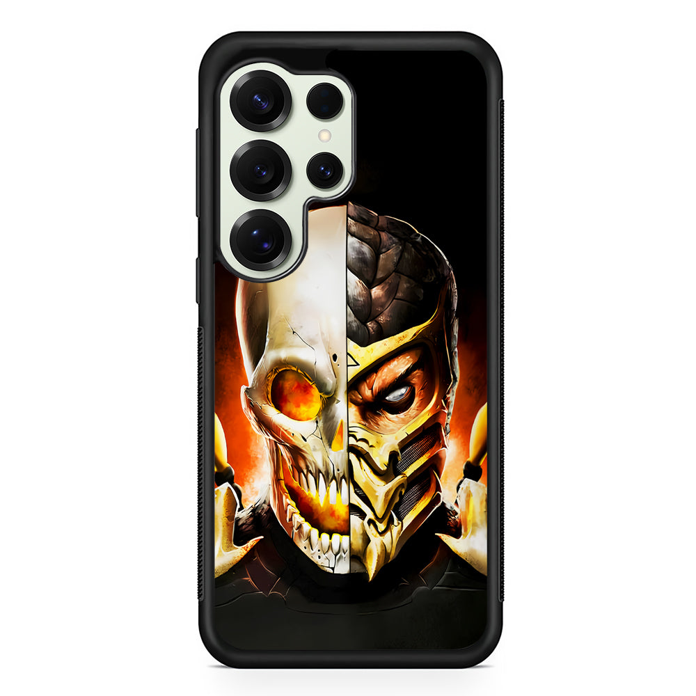 Scorpion Face Mortal Kombat Samsung Galaxy S25 Ultra Case | Durable Rubber Case for Samsung Galaxy S25 Ultra