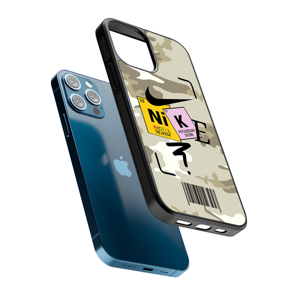 Nike Chemical Formula 2D Rubber Phone Case | Slim Protective Phone Case