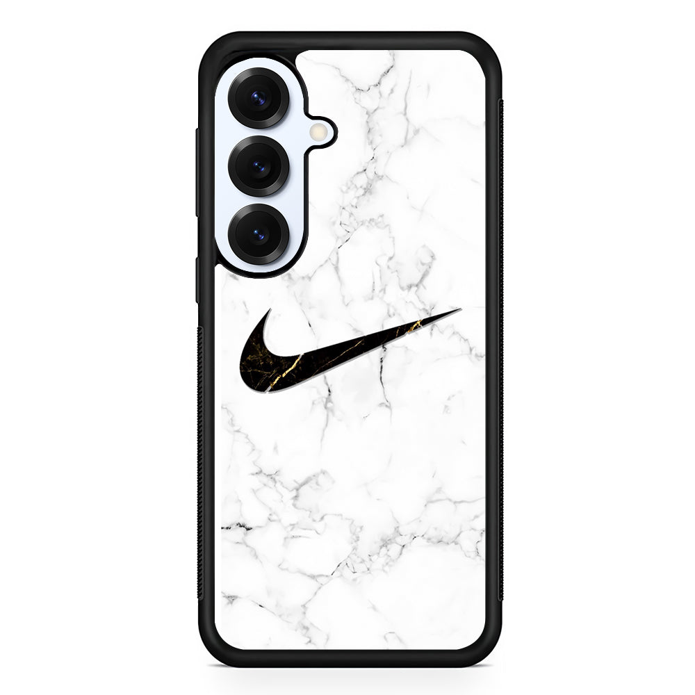 Nike Gold Line in Marble Samsung Galaxy S25 Plus Case | Durable Samsung Galaxy S25 Plus Phone Case