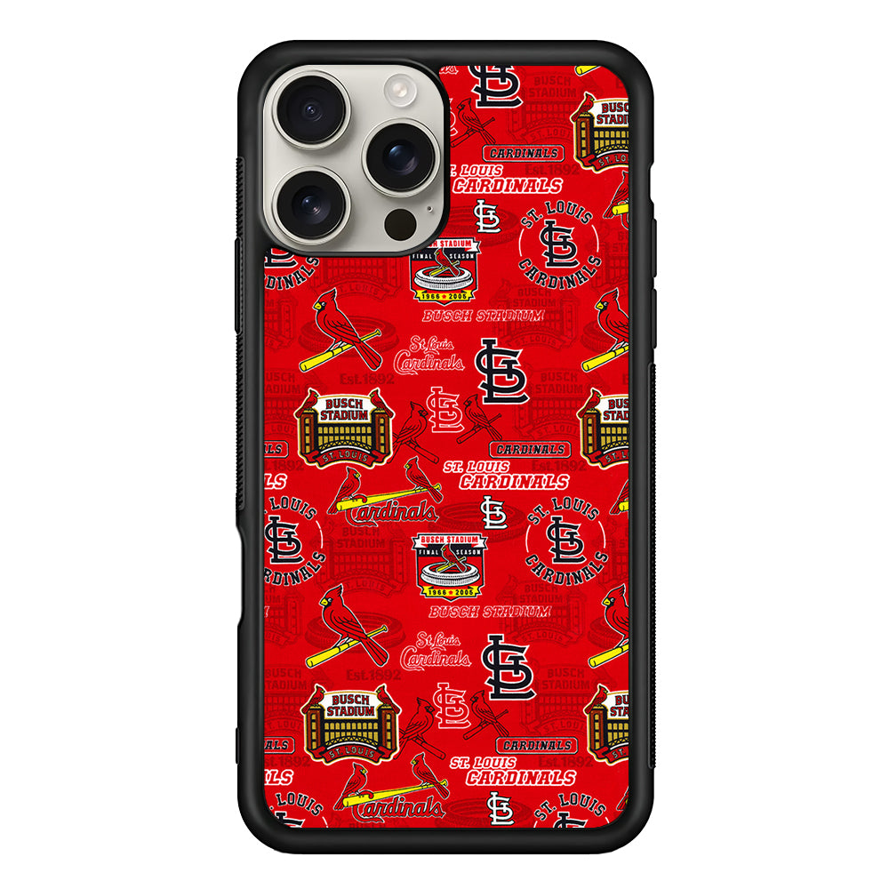 St. Louis Cardinals Retro iPhone 16 Pro Max Case | Stylish Protective Case for iPhone 16 Pro Max