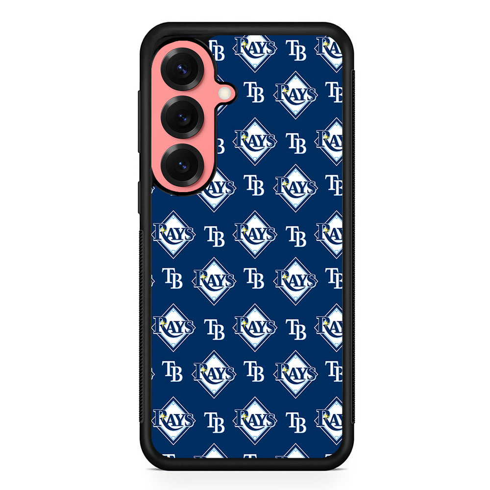 Tampa Bay Rays Pattern Samsung Galaxy S25 Case | Protective Case for Samsung Galaxy S25