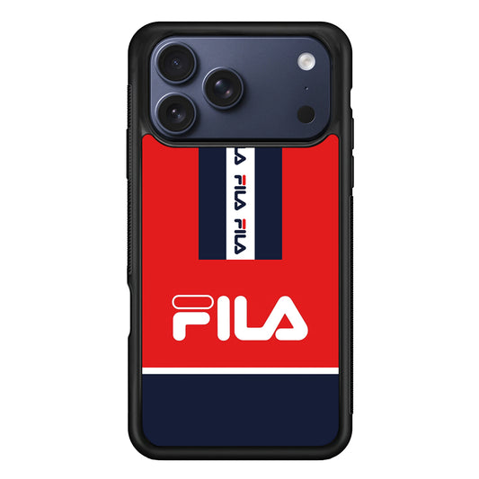Fila Suit of Identity iPhone 17 Pro Max Case | Slim Rubber Case for iPhone 17 Pro Max