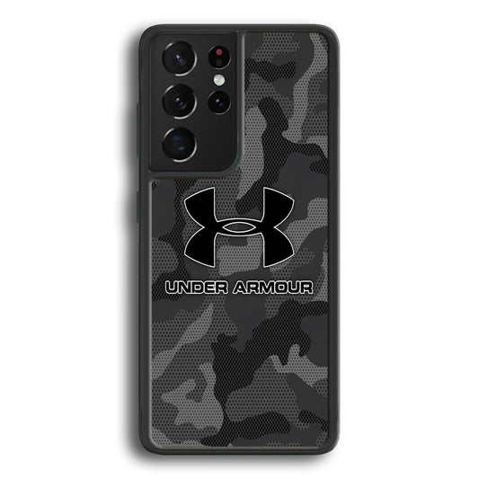 Under Armour Black Camo Samsung Galaxy S24 Ultra Case | Slim Rubber Case for Samsung Galaxy S24 Ultra