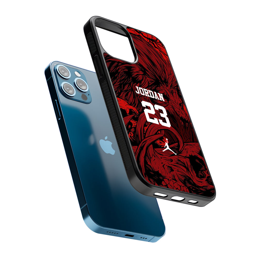 Air Jordan Lion Inside of Mind 2D Rubber Phone Case | Slim Protective Phone Case