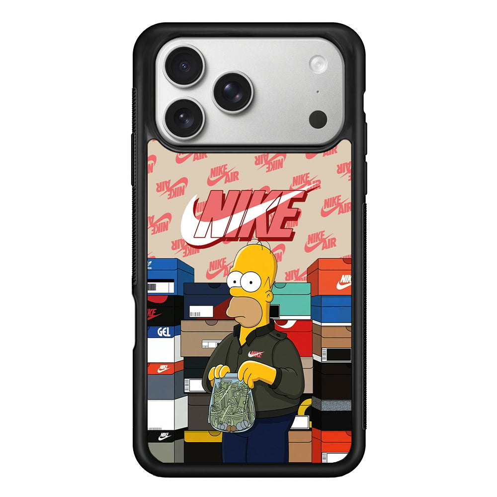 Nike Homer Spend Money iPhone 17 Pro Case | Slim Protective Case for iPhone 17 Pro