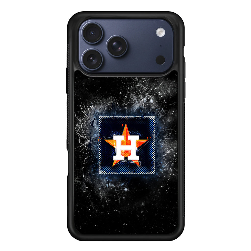 Houston Astros Abstract iPhone 17 Pro Max Case | Slim Protective Cover for iPhone 17 Pro Max