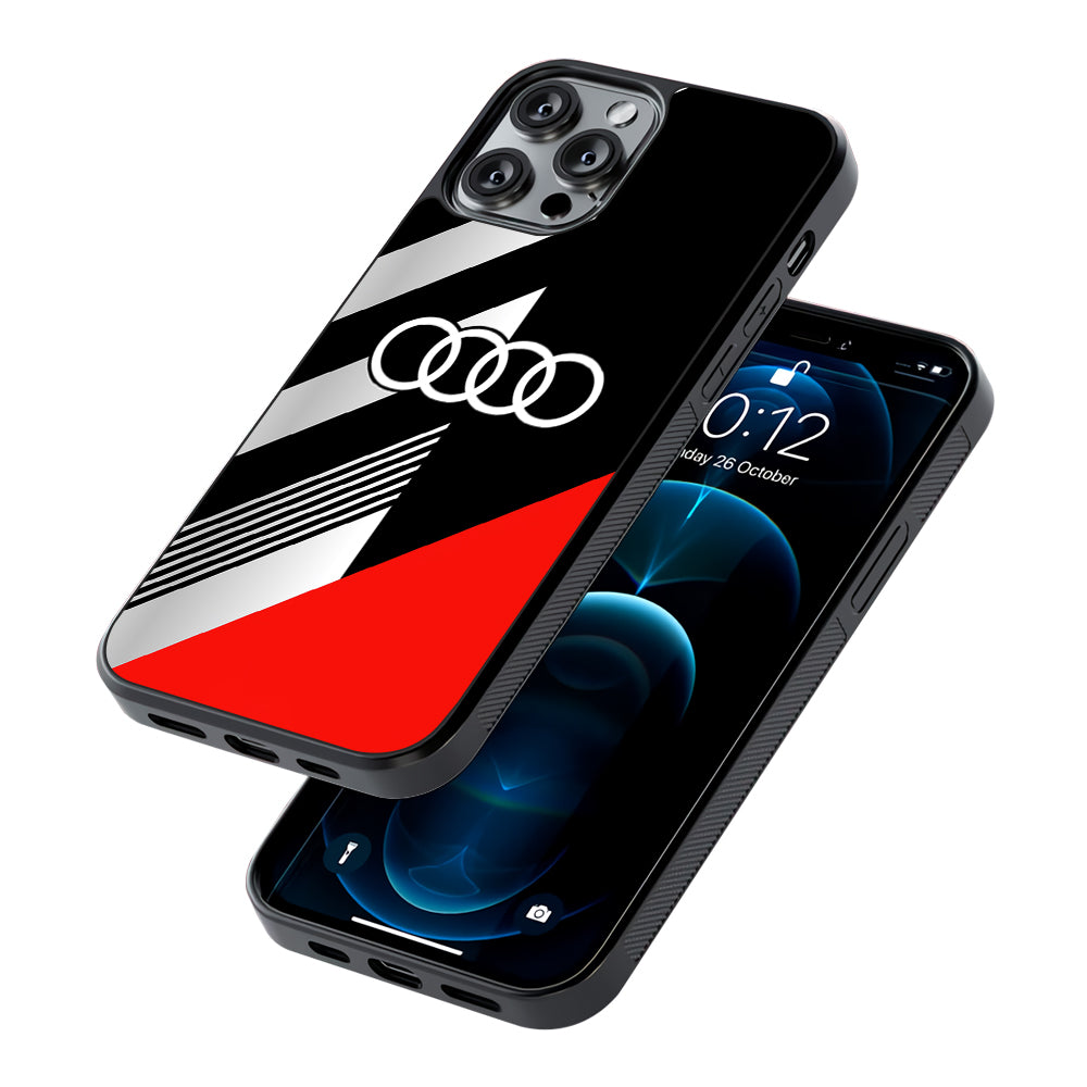 Audi F1 Sport Logo 2D Rubber Phone Case | Durable Phone Case