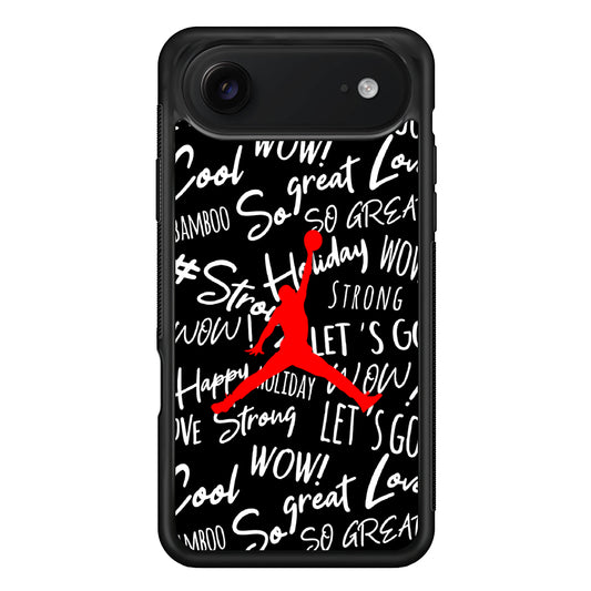 Air Jordan Logo Handwriting iPhone 17 Air Case | Protective Case for iPhone 17 Air