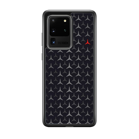 Mercedes-Benz Logos Pattern Samsung Galaxy S20 Ultra Case | Slim Rubber Case for Samsung Galaxy S20 Ultra