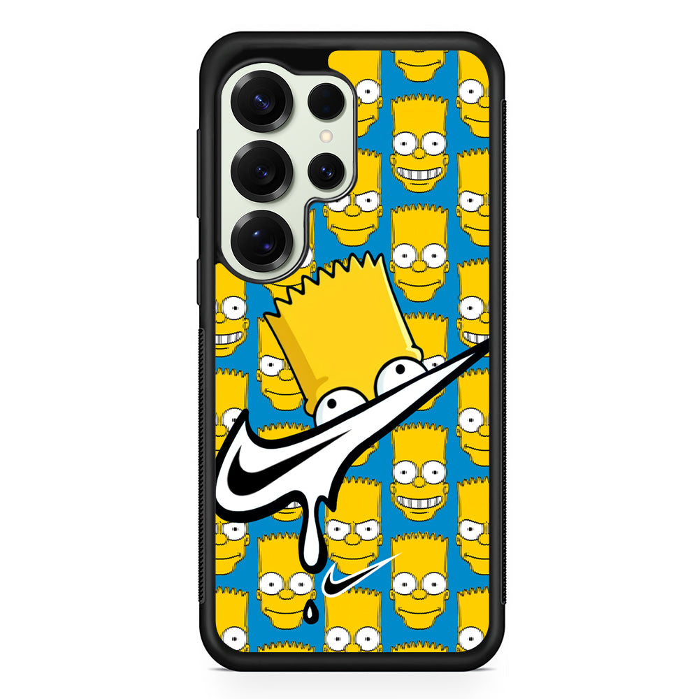 Nike Bart Vibes Face Samsung Galaxy S25 Ultra Case | Durable Rubber Case for Samsung Galaxy S25 Ultra