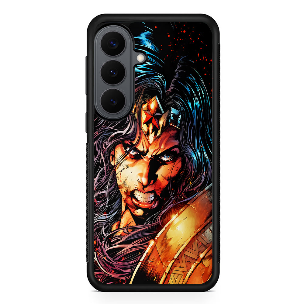 Wonder Woman Comic Art Samsung Galaxy S26 Plus Case | Slim Rubber Case for Samsung Galaxy S26 Plus