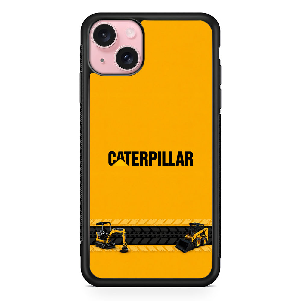 Caterpillar Unstoppable Power iPhone 15 Case | Slim Rubber Case for iPhone 15