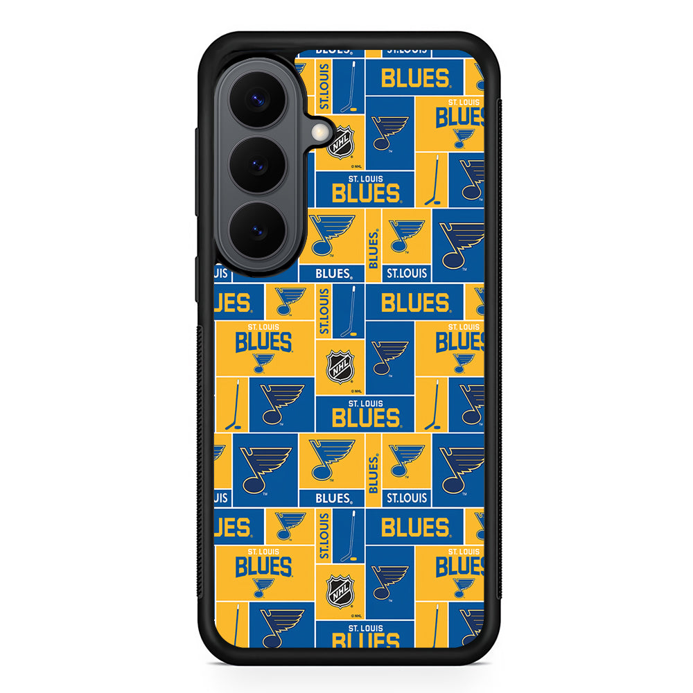 St. Louis Blues Pattern Samsung Galaxy S26 Plus Case | Slim Rubber Case for Samsung Galaxy S26 Plus