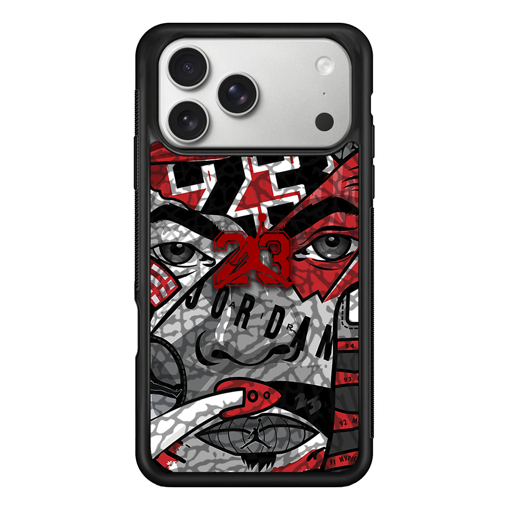 Air Jordan Face Without Mask iPhone 17 Pro Case | Slim Protective Case for iPhone 17 Pro