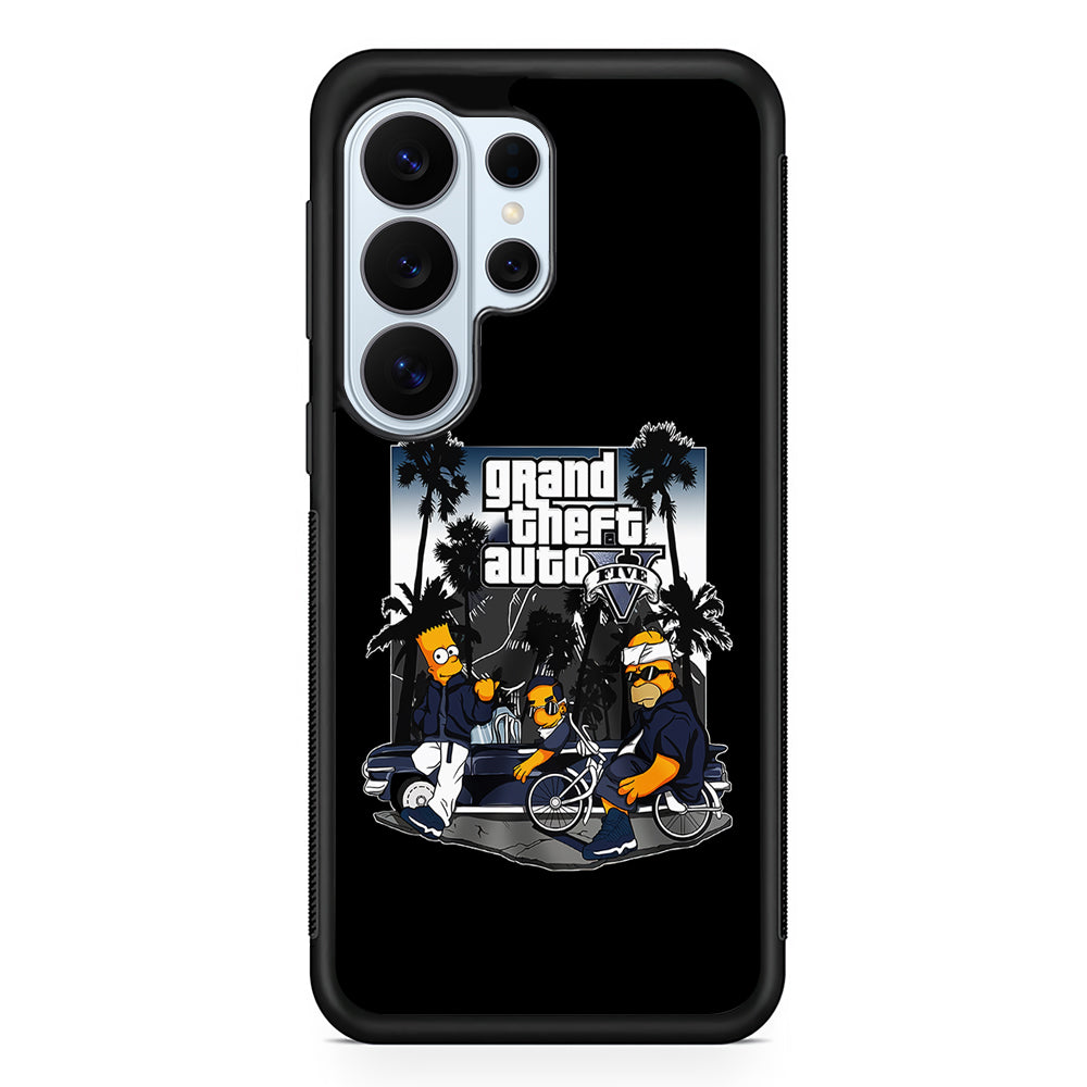 Grand Theft Auto Simpson Samsung Galaxy S26 Ultra Case | Protective Phone Cover