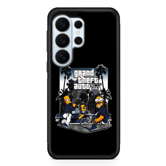 Grand Theft Auto Simpson Samsung Galaxy S26 Ultra Case | Protective Phone Cover