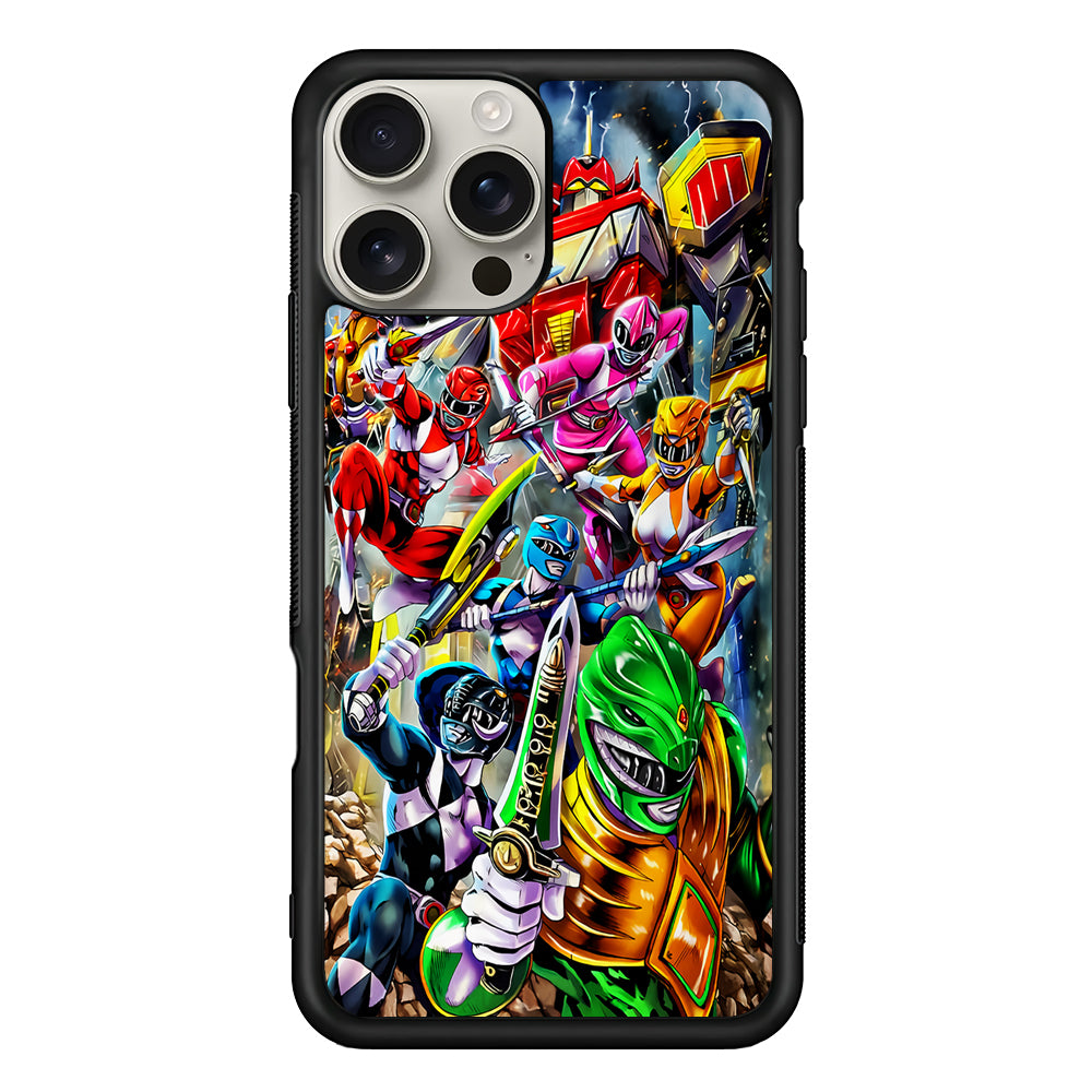 Power Rangers Squad iPhone 16 Pro Max Case | Stylish Protective Case for iPhone 16 Pro Max