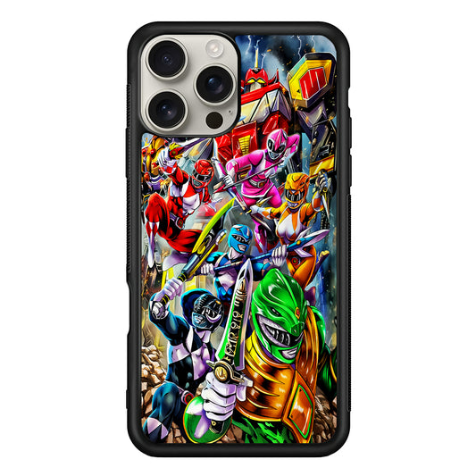 Power Rangers Squad iPhone 16 Pro Max Case | Stylish Protective Case for iPhone 16 Pro Max