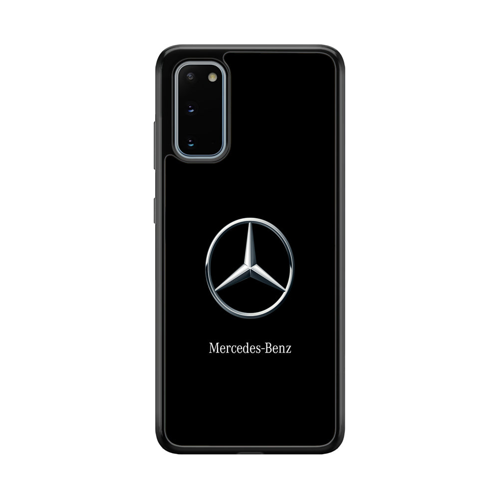 Mercedes-Benz Metallic Silver Samsung Galaxy S20 Case | Slim Rubber Case for Samsung Galaxy S20