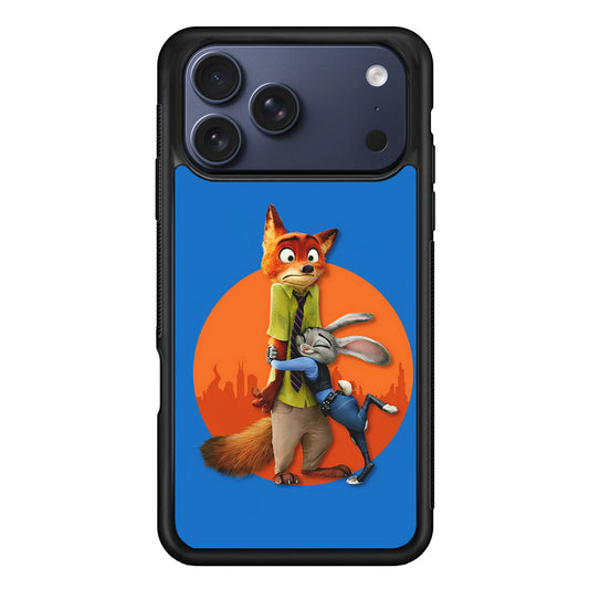 Zootopia Nick and Judy Hug iPhone 17 Pro Max Case | Slim Protective Cover for iPhone 17 Pro Max