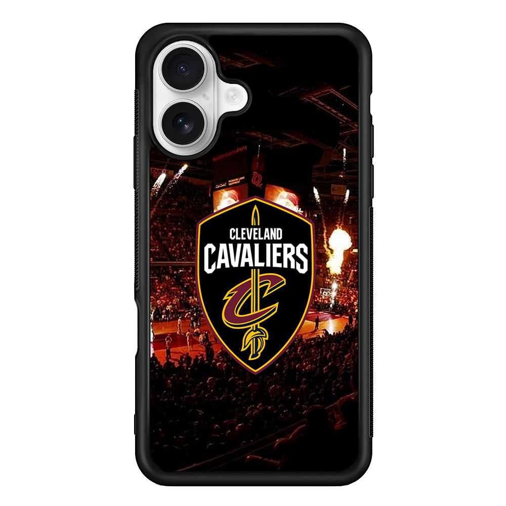 Cleveland Cavaliers Stadium iPhone 16 Plus Case | Durable Protective Rubber Cover