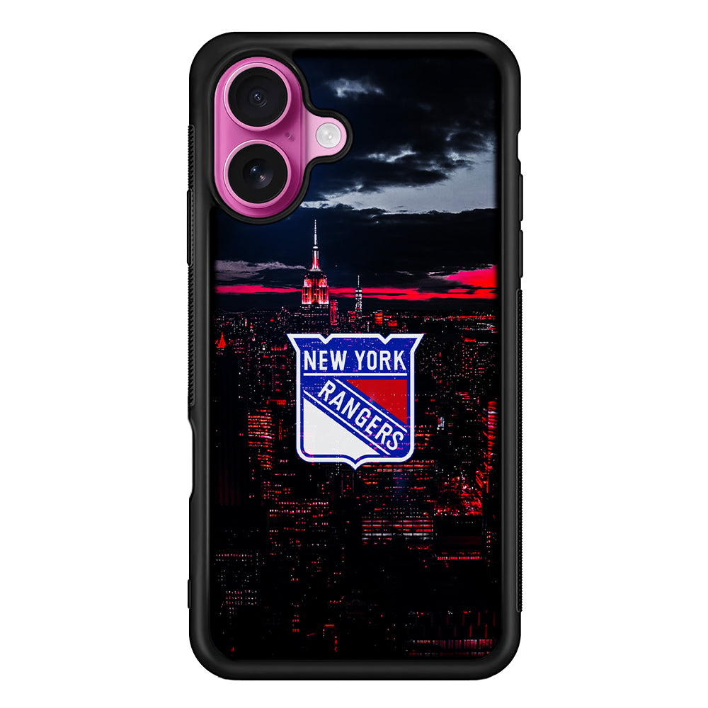 New York Rangers City iPhone 17 Case | Slim Protective Rubber Phone Cover