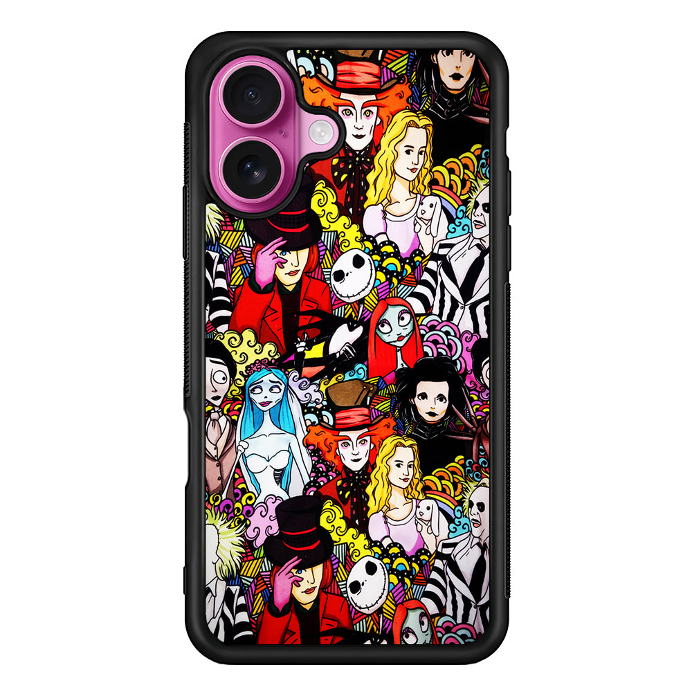 Alice in Wonderland Art iPhone 17 Case | Slim Protective Rubber Phone Cover