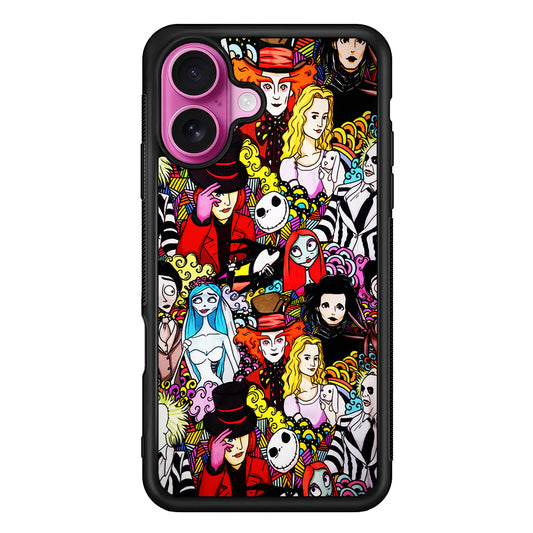 Alice in Wonderland Art iPhone 17 Case | Slim Protective Rubber Phone Cover
