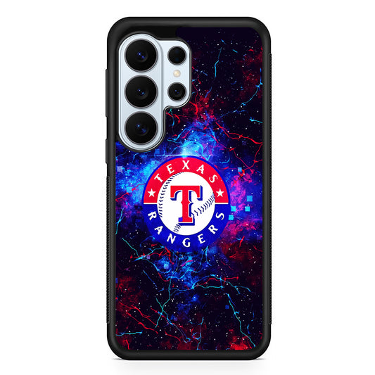 Texas Rangers Abstract Samsung Galaxy S26 Ultra Case | Protective Phone Cover