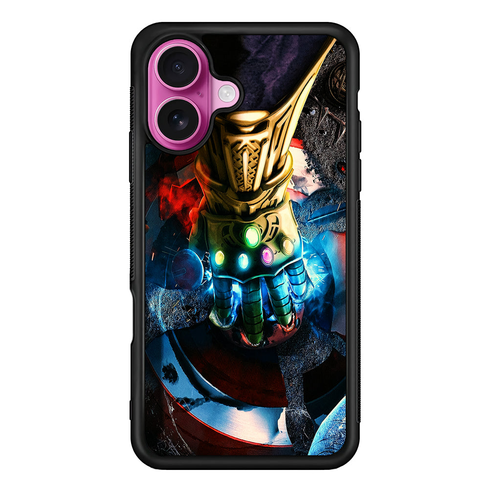 Avengers Infinity Thanos Gauntlet iPhone 17 Case | Slim Protective Rubber Phone Cover