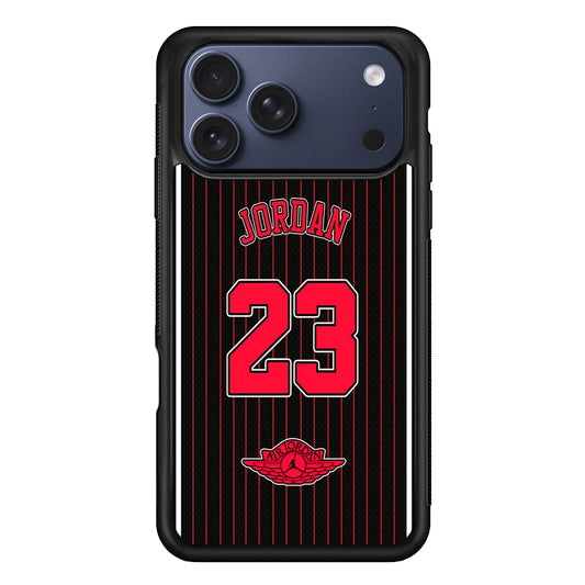 Air Jordan Emblem on Jersey iPhone 17 Pro Max Case | Durable Rubber Case for iPhone 17 Pro Max