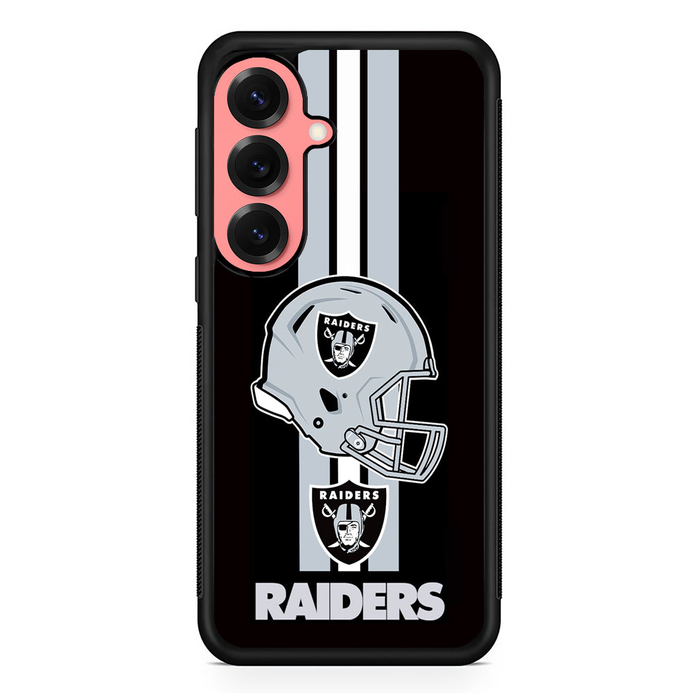 Las Vegas Raiders Helmet Samsung Galaxy S25 Case | Protective Case for Samsung Galaxy S25