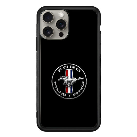 Ford Mustang Icon of Speed iPhone 15 Pro Case | Slim Rubber Case for iPhone 15 Pro