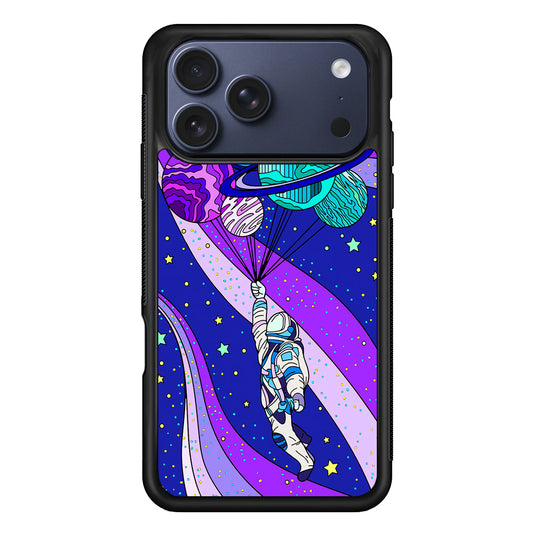Astronaut Space Planetary Balloon iPhone 17 Pro Max Case | Slim Protective Cover for iPhone 17 Pro Max