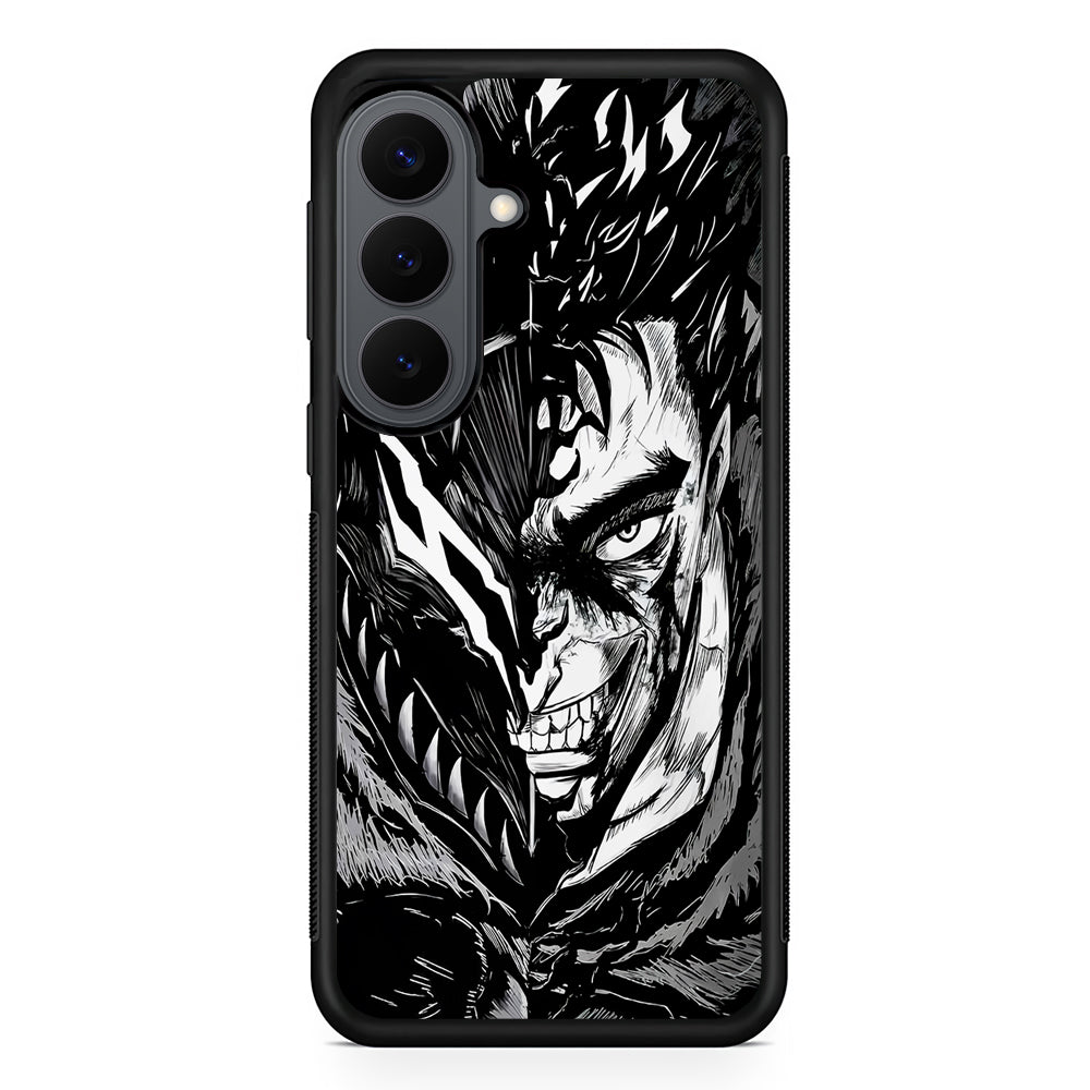 Guts Berserk Black Swordsman Samsung Galaxy S26 Plus Case | Slim Rubber Case for Samsung Galaxy S26 Plus