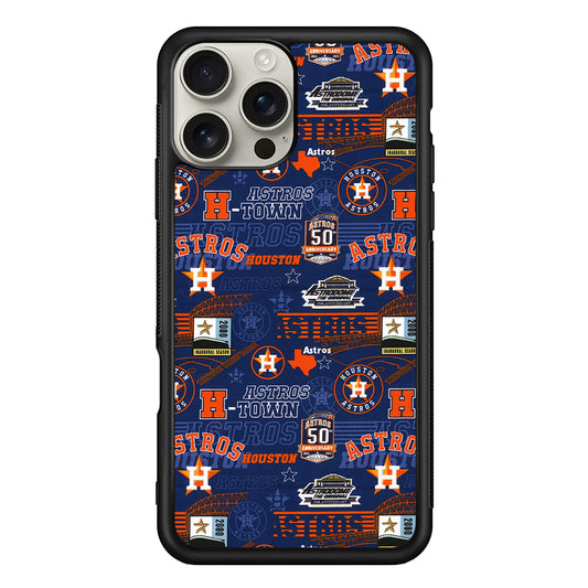 Houston Astros Retro iPhone 16 Pro Max Case | Stylish Protective Case for iPhone 16 Pro Max