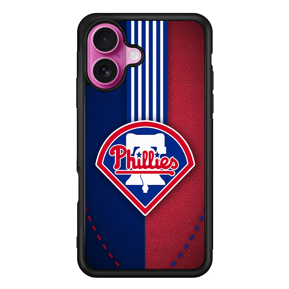 Philadelphia Phillies Logo iPhone 17 Case | Slim Protective Rubber Phone Cover