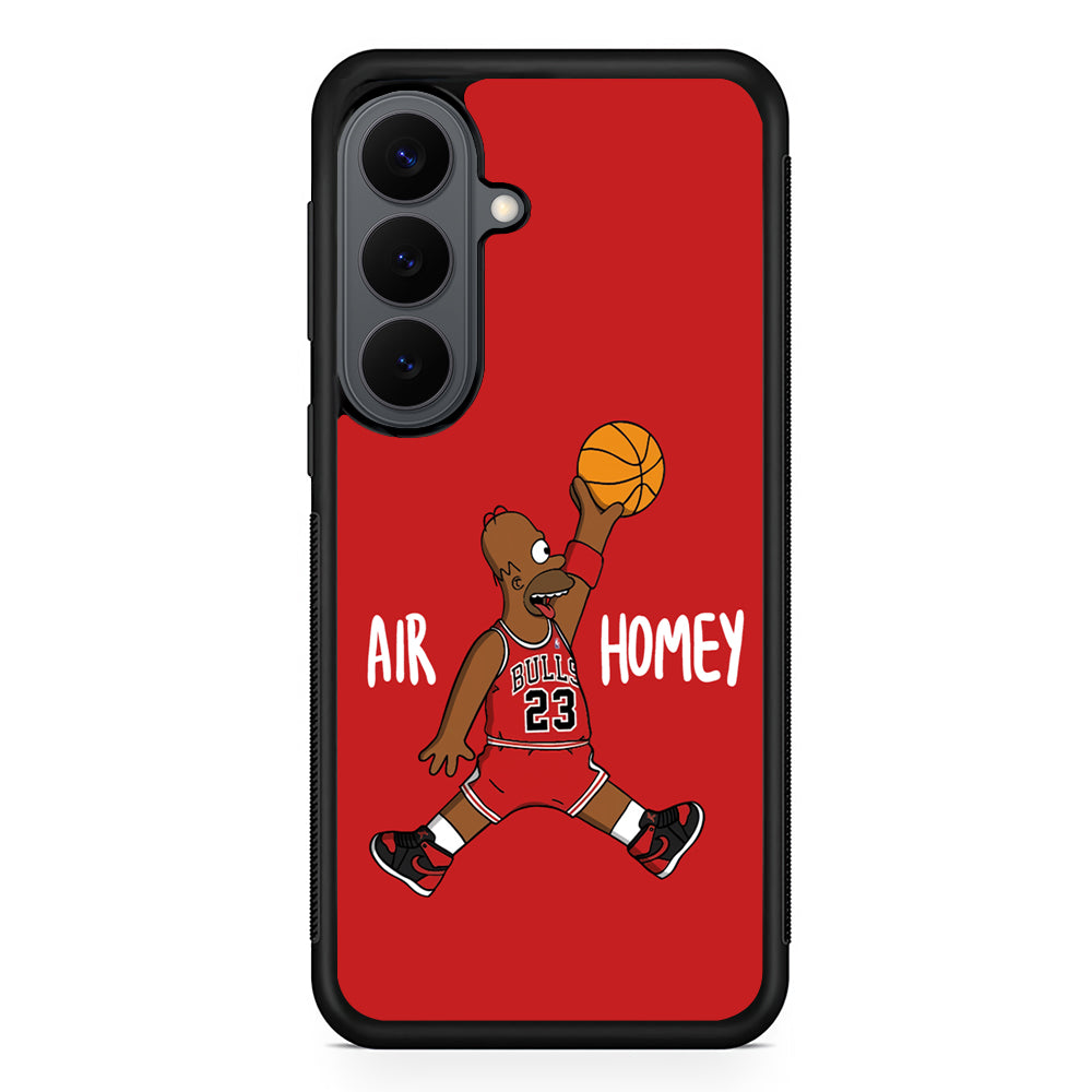 Simpson Air Homey Chicago Bulls Samsung Galaxy S26 Plus Case | Slim Rubber Case for Samsung Galaxy S26 Plus