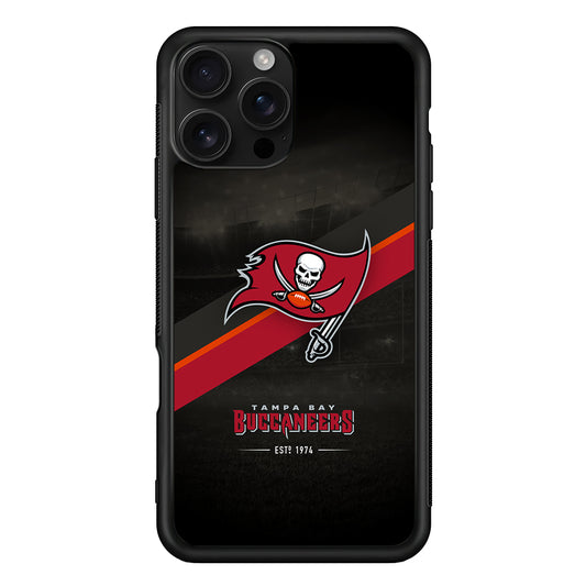 Tampa Bay Buccaneers Logo iPhone 16 Pro Case | Durable Protective Case for iPhone 16 Pro