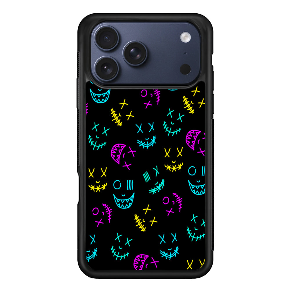 Neon Masks Smile iPhone 17 Pro Max Case | Slim Protective Cover for iPhone 17 Pro Max