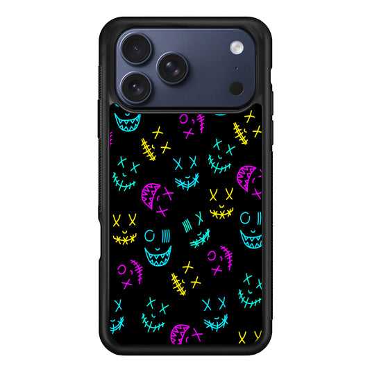 Neon Masks Smile iPhone 17 Pro Max Case | Slim Protective Cover for iPhone 17 Pro Max