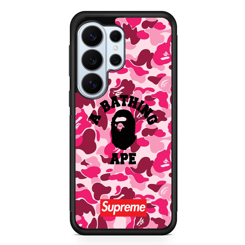 A Bathing Ape Supreme Bape Camo Samsung Galaxy S26 Ultra Case | Protective Phone Cover